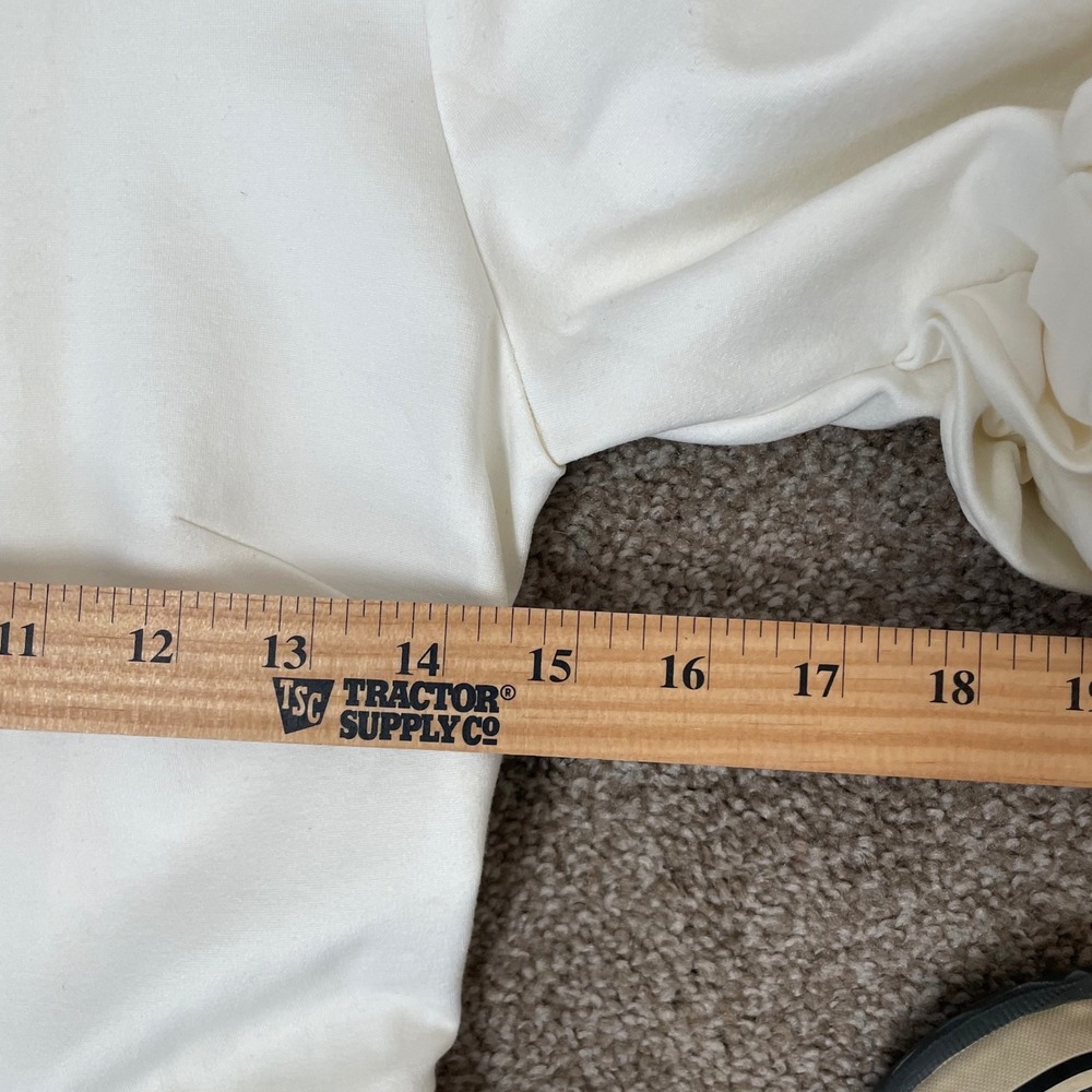 Ted Baker Ritzi White Ruffle Sleeve Fit & Flare Dress‎ Size 1 US 4 Exposed Zip - Picture 8 of 11